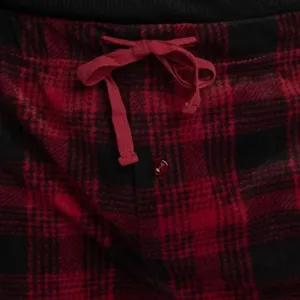 dg hill men’s fleece pajama pants – plaid microfleece sleepwear lounge bottoms with pockets