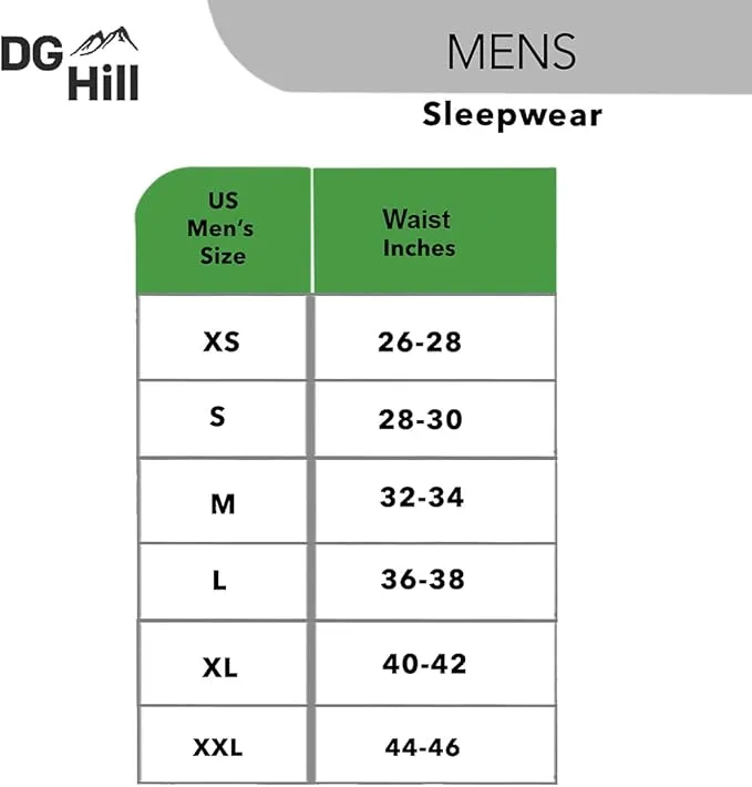 dg hill men’s fleece pajama pants – plaid microfleece sleepwear lounge bottoms with pockets