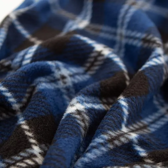 dg hill men’s fleece pajama pants – plaid microfleece sleepwear lounge bottoms with pockets