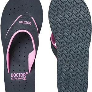 doctor extra soft women’s & girls’ flip flops – comfortable house slippers