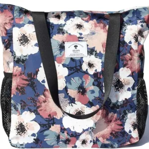 ESVAN original floral tote bag – stylish everyday handbag with spacious design, durable material, and elegant floral pattern perfect for work, shopping, or casual use.