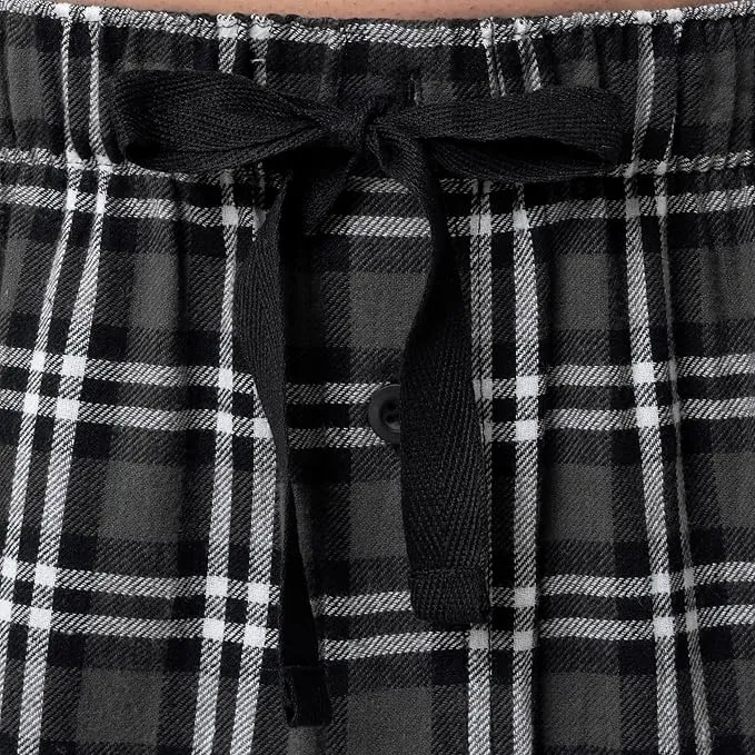 fruit of the loom men’s flannel pajama pants – yarn dye woven cotton sleepwear