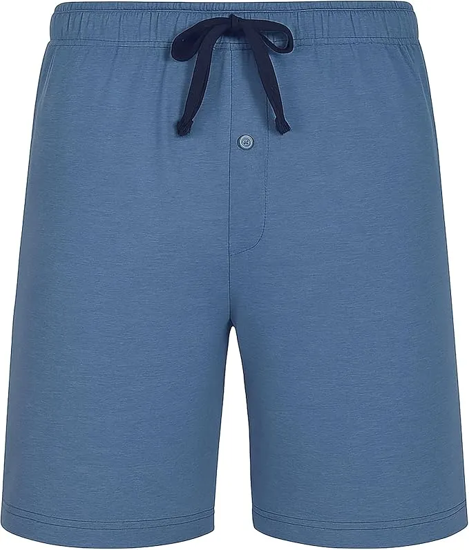 hanes men’s cotton sleep shorts – comfortable breathable pajama bottoms in assorted colors
