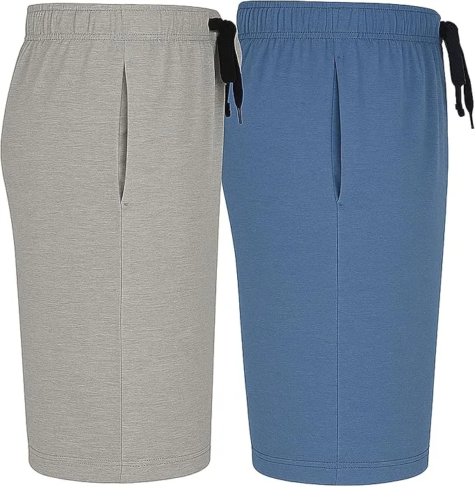 hanes men’s cotton sleep shorts – comfortable breathable pajama bottoms in assorted colors