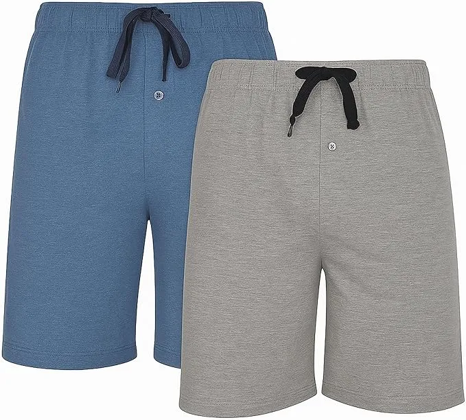 Hanes men’s cotton sleep shorts – breathable pajama bottoms in assorted colors, lightweight nightwear perfect for comfort, lounging, and relaxing sleep.