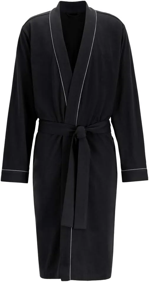 men’s cotton bathrobe – lightweight plus size soft sleepwear robe