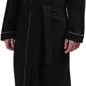 Men’s cotton bathrobe plus size – lightweight soft sleepwear robe for spa, lounging, and nightwear. Comfortable, breathable, and stylish everyday robe.