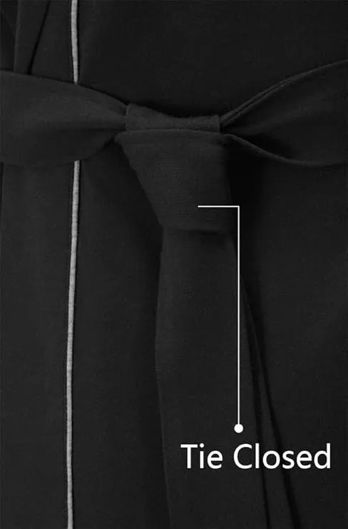 men’s cotton bathrobe – lightweight plus size soft sleepwear robe