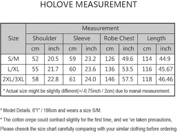 men’s cotton bathrobe – lightweight plus size soft sleepwear robe