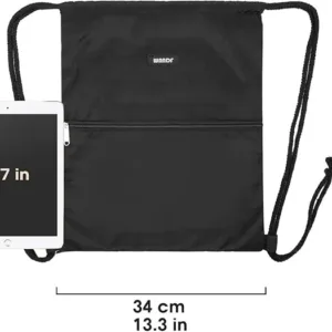 wandf water resistant drawstring backpack – lightweight nylon cinch sackpack