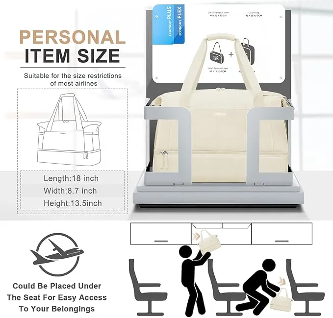 women’s gym duffel bag – stylish sports, fitness & travel workout bag