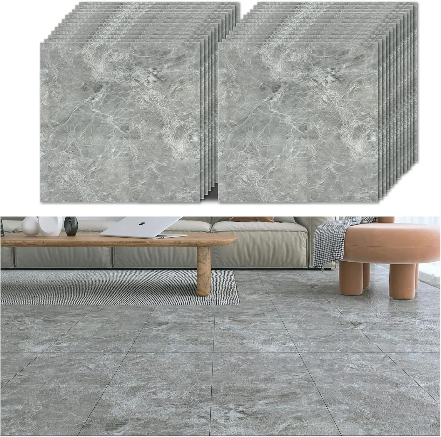 VEELIKE Flooring – Waterproof Vinyl Marble for Stylish Homes