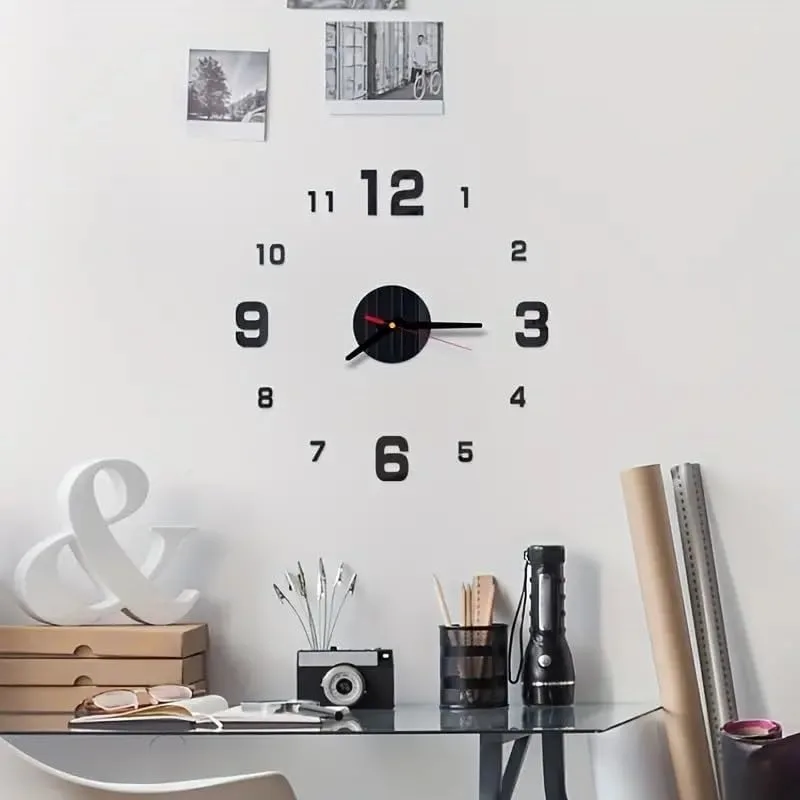3d wall clock diy 2