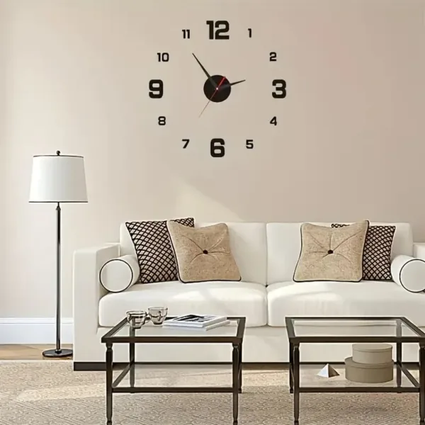 3d wall clock diy 5