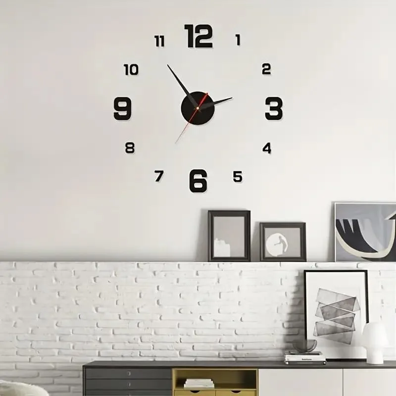 3d wall clock diy 6