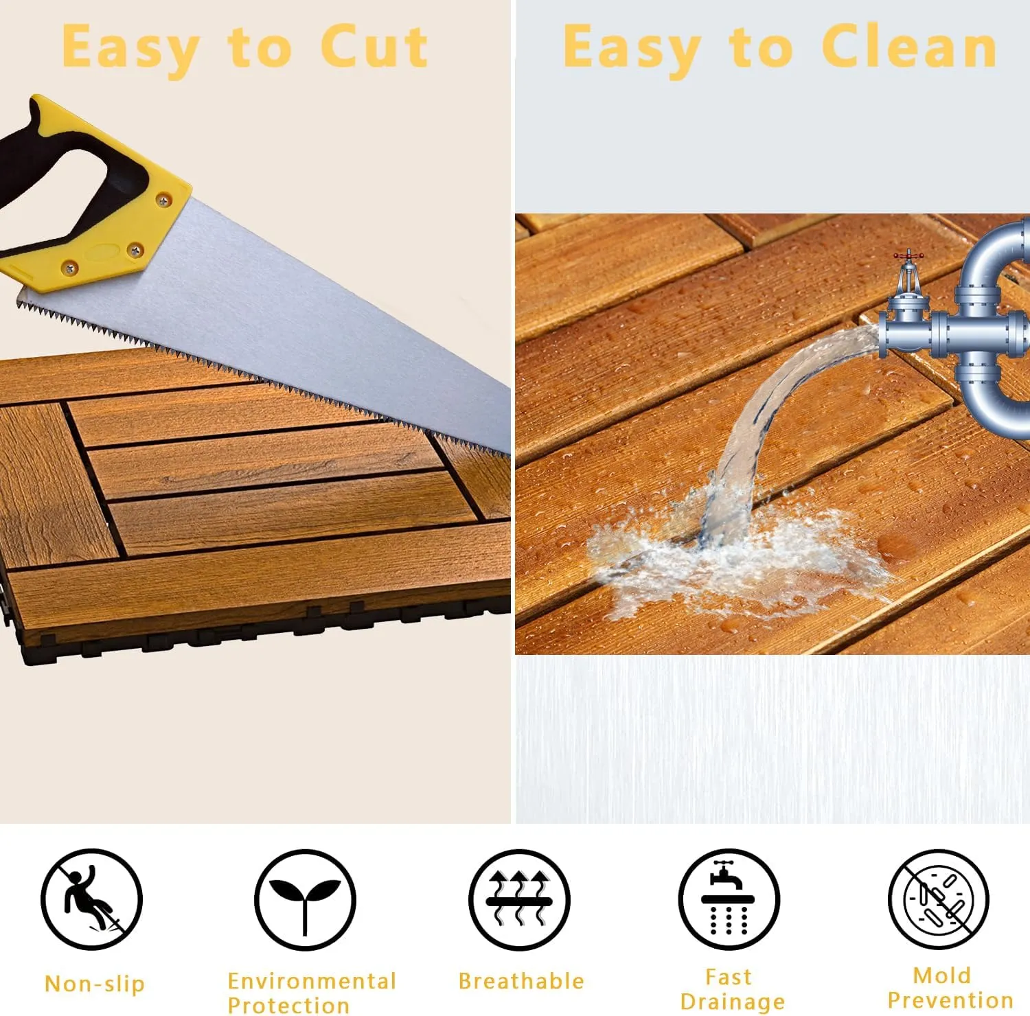 gluckluz wooden deck tiles – interlocking outdoor floor