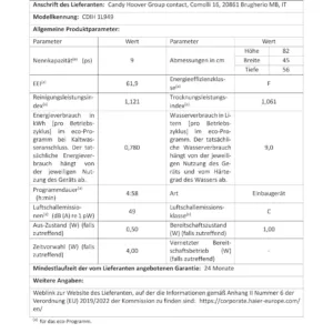 9 place setting dishwasher 7