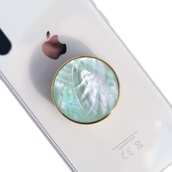 abalone shell phone grip 1