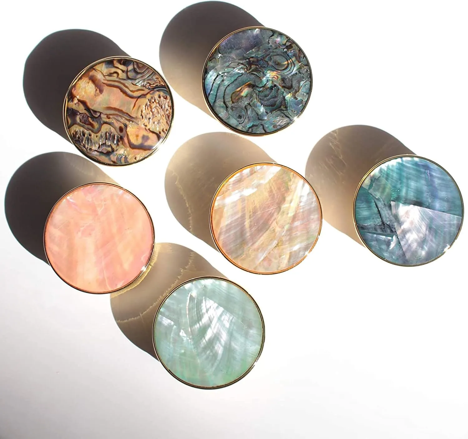 abalone shell phone grip 3