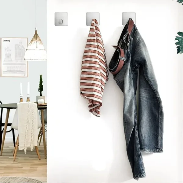 adhesive hooks heavy duty 4