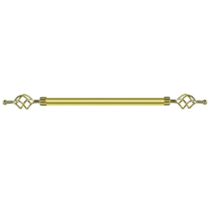adjustable curtain rod gold 1