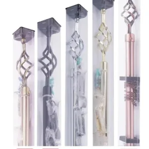 adjustable curtain rod gold 5