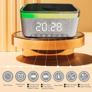 alarm clock wireless charger 3