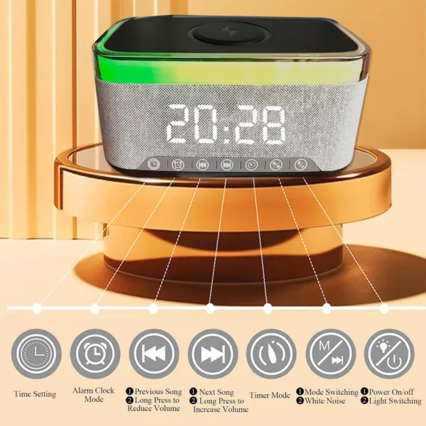 alarm clock wireless charger 3