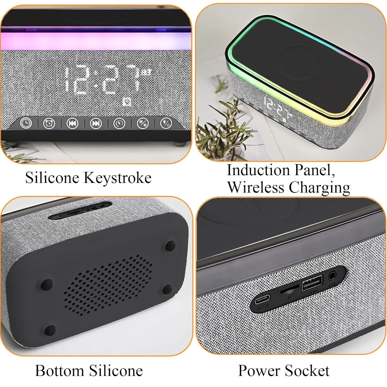 alarm clock wireless charger 4