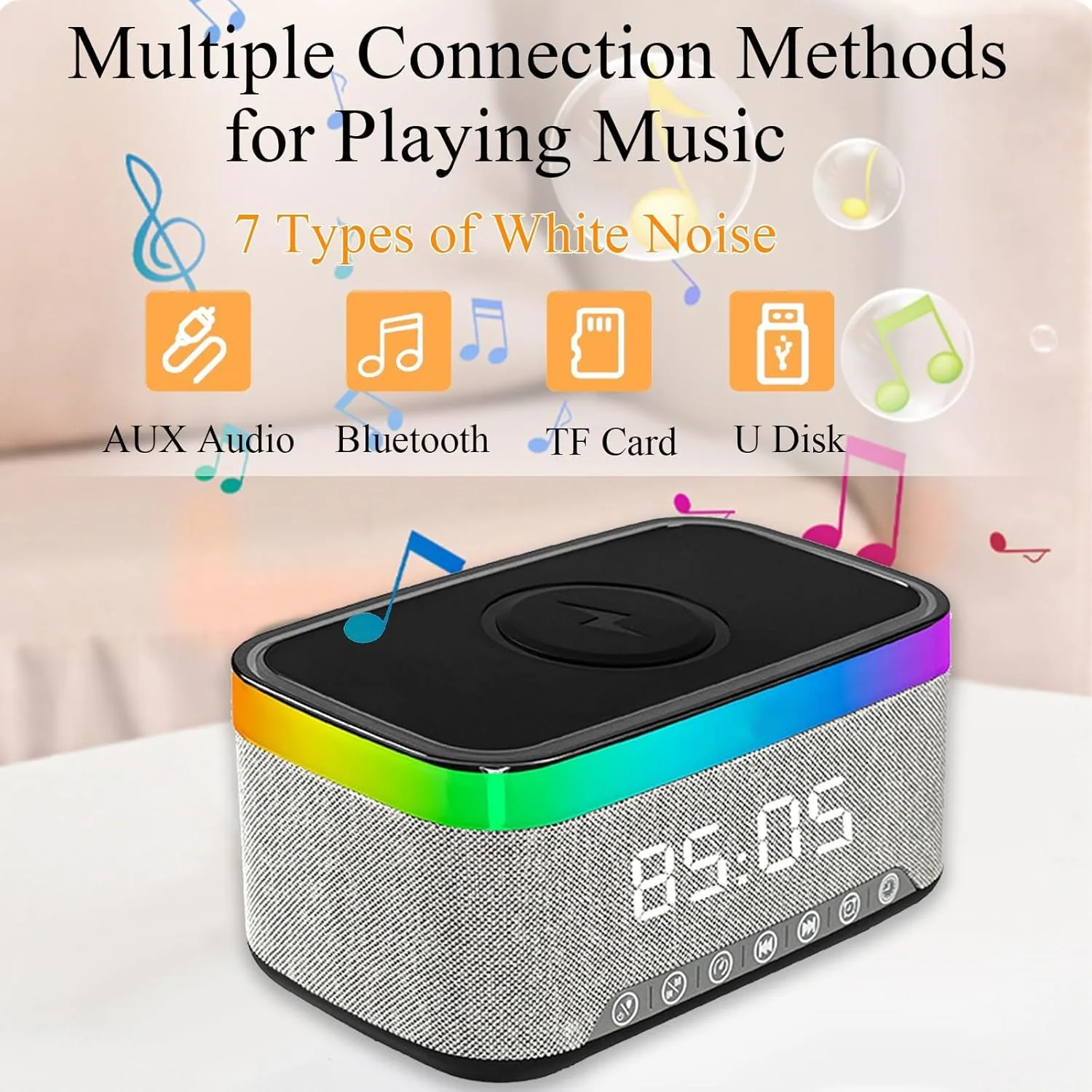 alarm clock wireless charger 5
