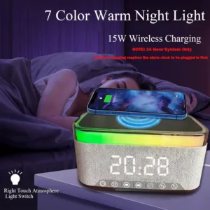 alarm clock wireless charger 6