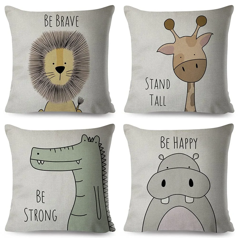 animal pillow covers kids 1