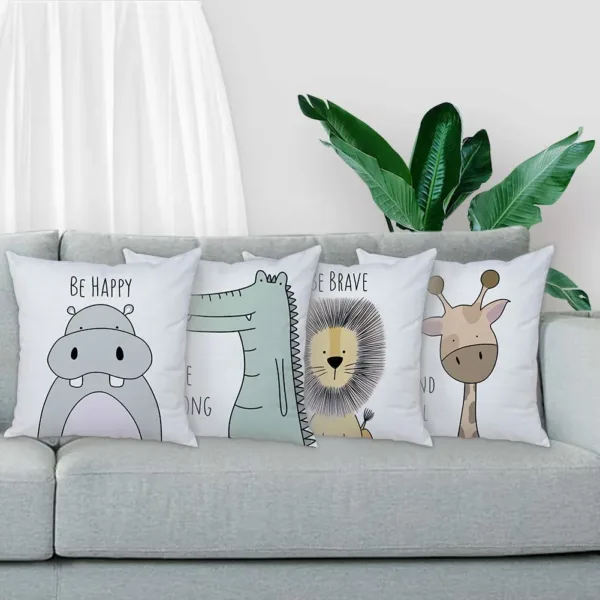 animal pillow covers kids 6