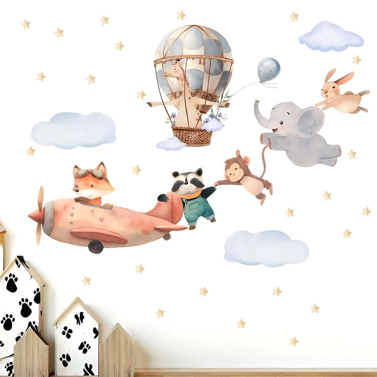 animals airplane stickers 1