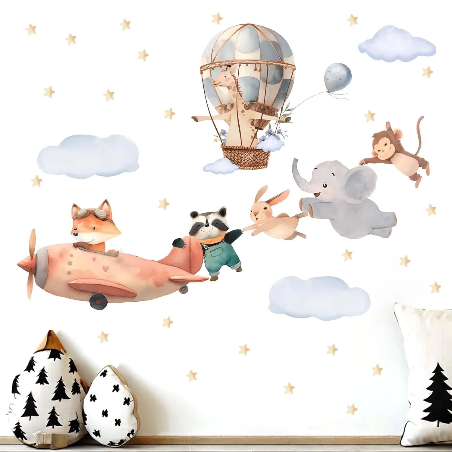 animals airplane stickers 2