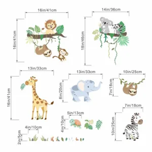 animals wall stickers 4