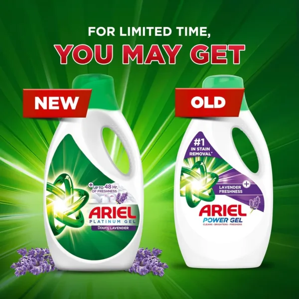 ariel lavender detergent gel 3