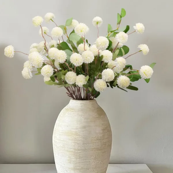 artificial chrysanthemums eucalyptus 6