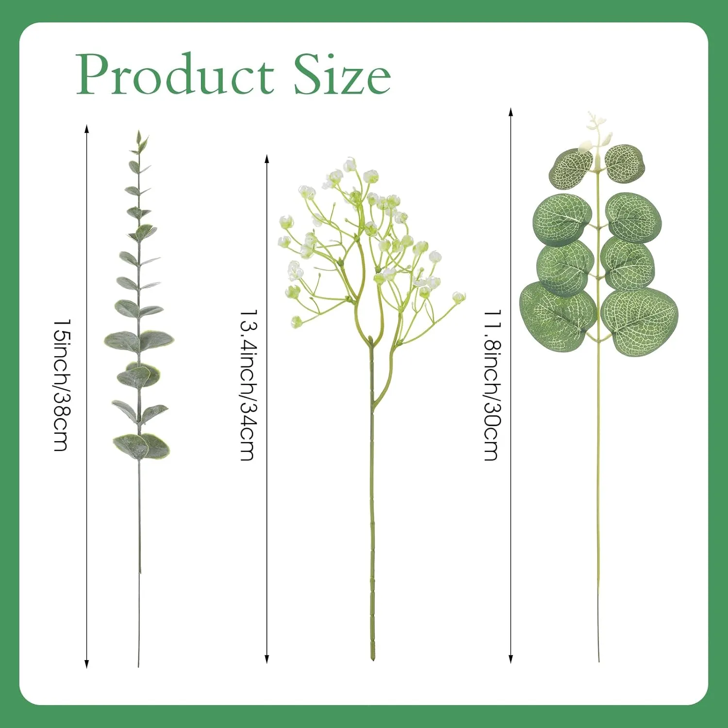 artificial eucalyptus stems flowers 2