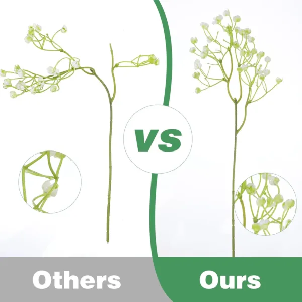 artificial eucalyptus stems flowers 4