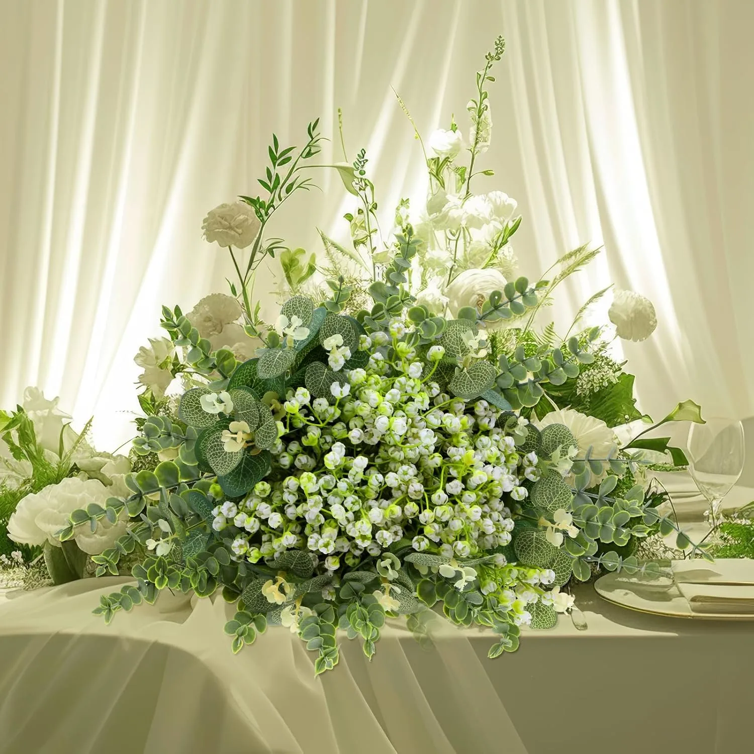 artificial eucalyptus stems flowers 7