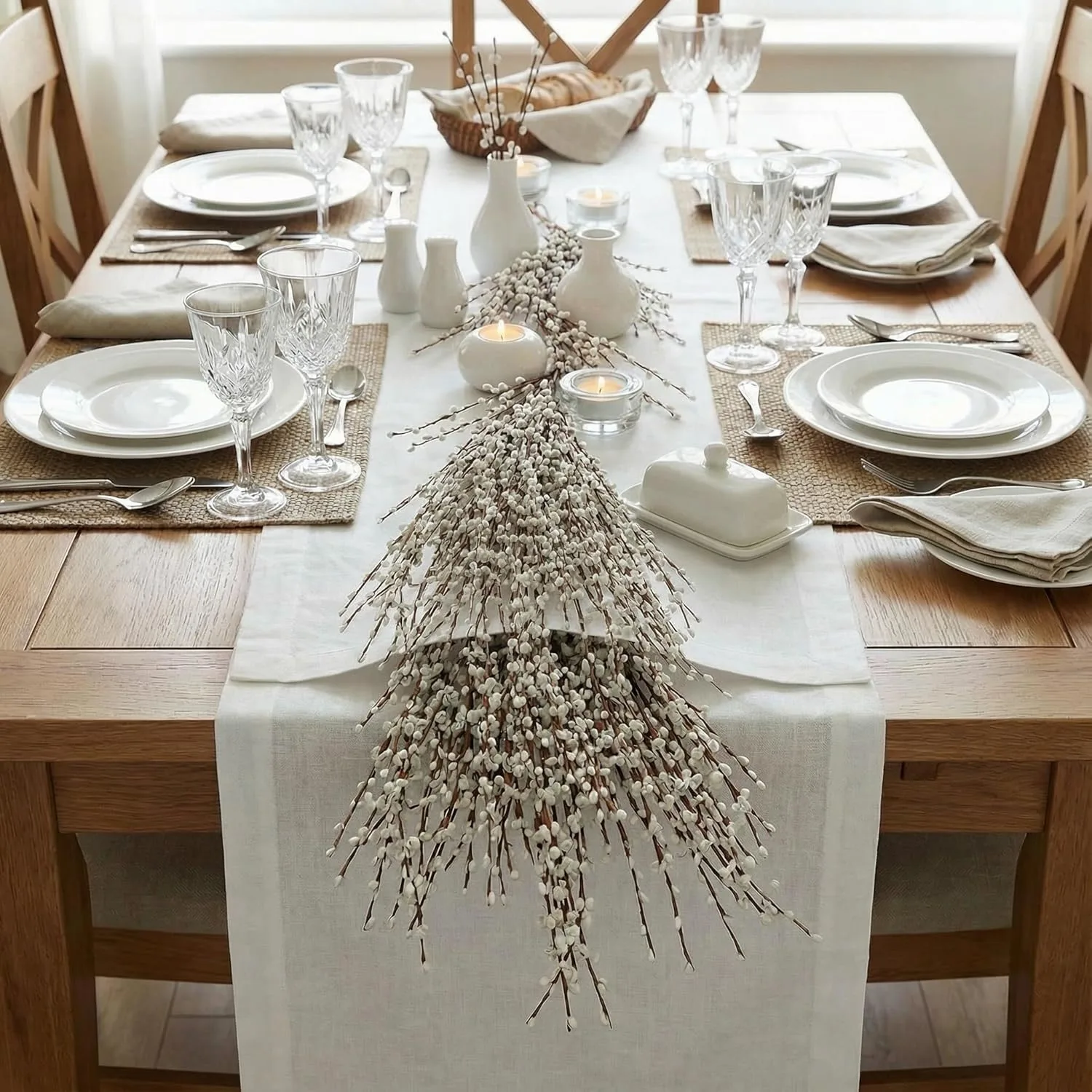 artificial jasmine flowers white 5