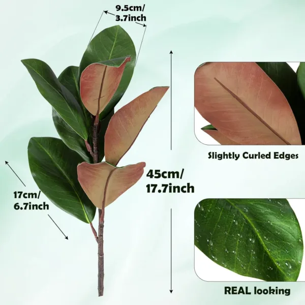 artificial magnolia leaves 2