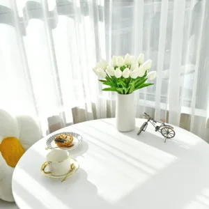 artificial tulips white flowers 7