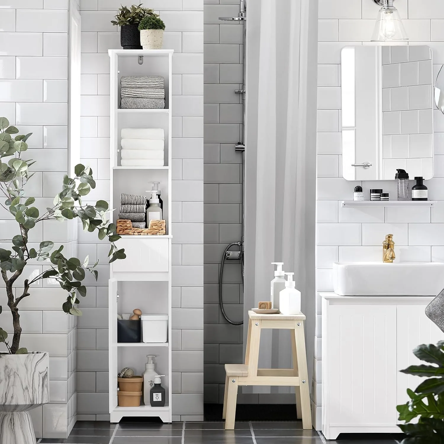 bathroom cabinet storage 2