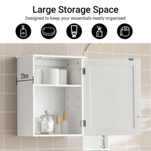 bathroom wall cabinet white 4