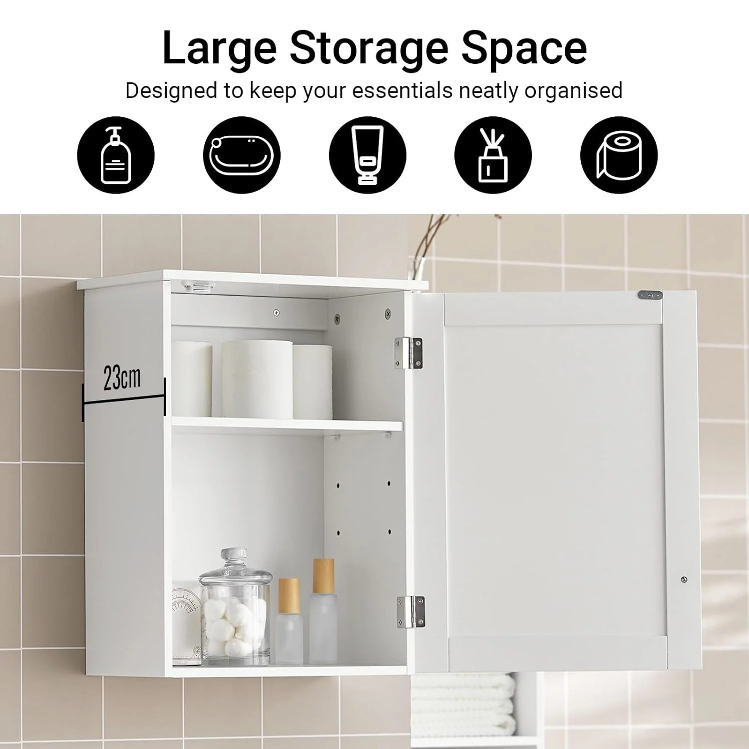 bathroom wall cabinet white 4