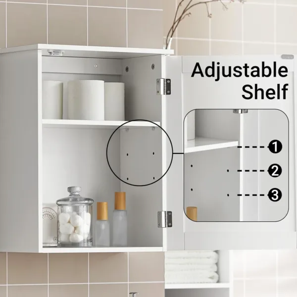 bathroom wall cabinet white 5