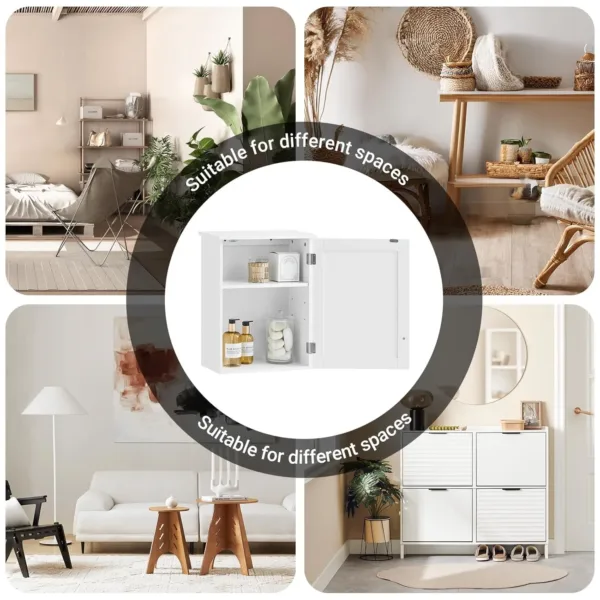 bathroom wall cabinet white 7