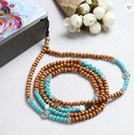 beaded phone lanyard 3